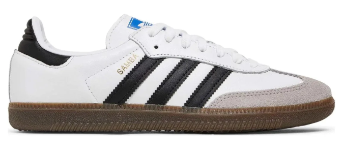 adidas Women's Samba LT Leather Trainers - White/Black