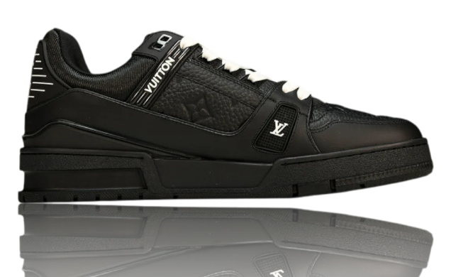 Louis Vuitton Trainer Low 'Monogram Black Embossed' | 1AAREY