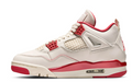 Nike Women's Air Jordan 4 Retro Pale Ivory / Tough Red HV0823-108