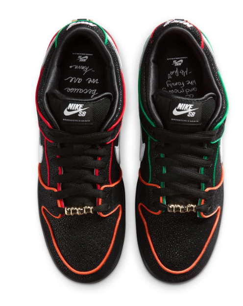 Nike SB Dunk Low Pro QS Black/White/Challenge Red