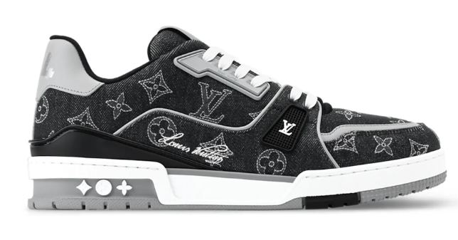 Louis Vuitton LV Trainer 'Monogram Denim' Men's Sneaker – Black 1A9JGF