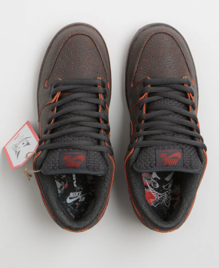 Nike SB Dunk Low Pro Premium “Krampus” - Dark Smoke Grey/Campfire Orange/Black