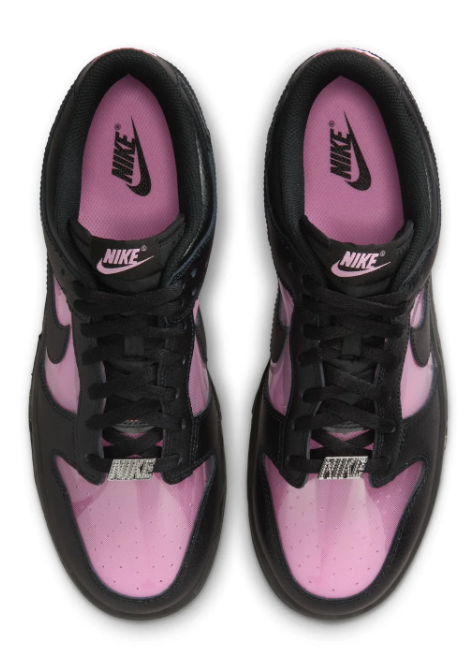 Nike Dunk Low Retro Premium 'Transparent' Pink Rise/Black
