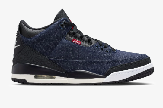 Jordan x Levi’s® AJ 3 Retro ‘Indigo / Gym Red’