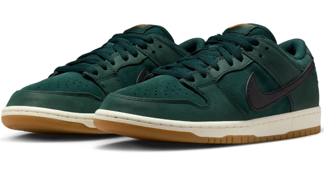 Nike SB Dunk Low Orange Label, Deep Fir
