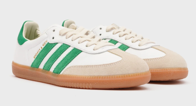 Sporty & Rich x adidas Samba OG 'White/Jolly Green'