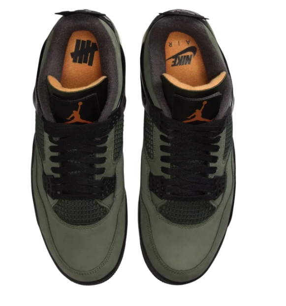 Undefeated x Air Jordan 4 Deep Green | IB1519-200