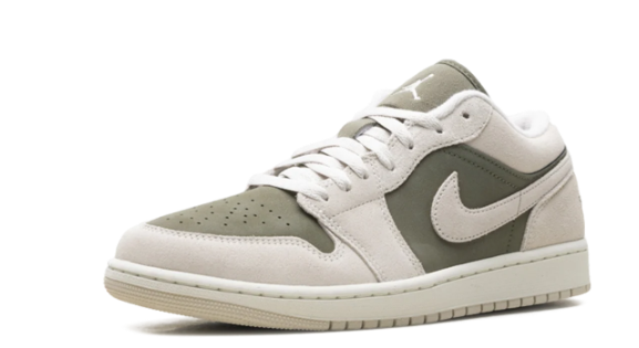 Air Jordan 1 Low SE Medium Olive Sail | HV4089-201
