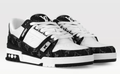 Louis Vuitton Men's LV Trainer Sneakers - Black/White Monogram
