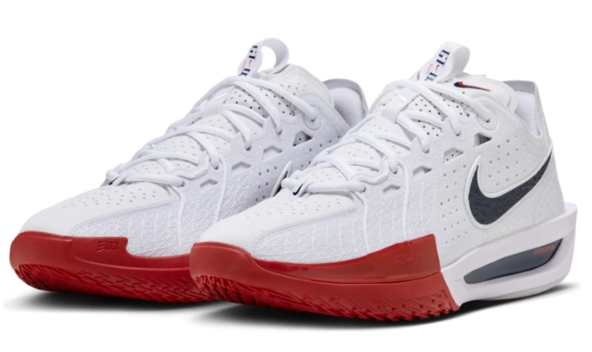 Nike Air Zoom GT Cut 3 EP - White/Black/Siren Red | DV2918-103