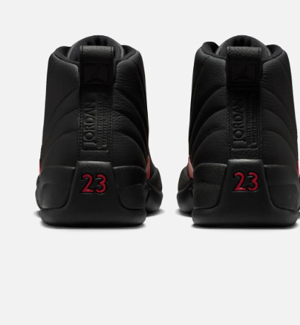 Air Jordan 12 Retro Black / Varsity Red | 153265-002
