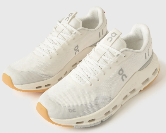 On Women's Cloudnova Form 2 Sneakers, Oyster/Ivory