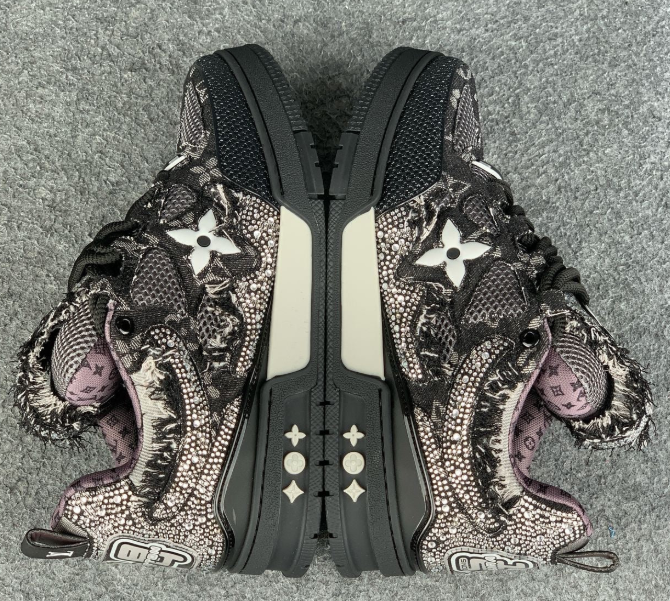 Louis Vuitton LV Skate Sneaker – Black Swarovski Monogram, Limited Edition