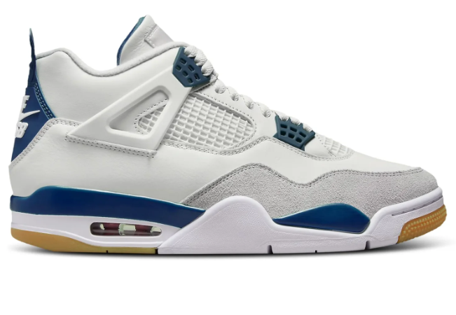 Nike SB x Air Jordan 4 - White/Navy