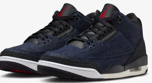 Jordan x Levi’s® AJ 3 Retro ‘Indigo / Gym Red’