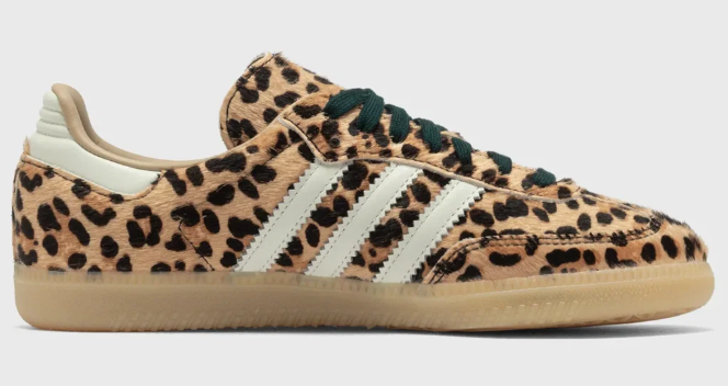 adidas Women's Samba OG Leopard Magic Beige Sneakers