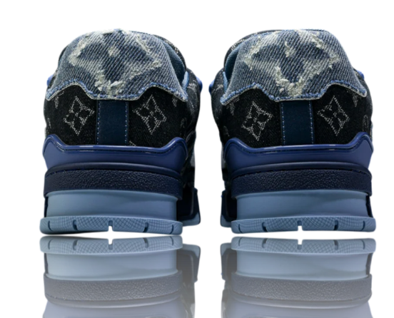 Louis Vuitton LV Trainer Low 'Monogram Denim Blue' – 1AC4YW