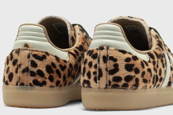 adidas Women's Samba OG Leopard Magic Beige Sneakers