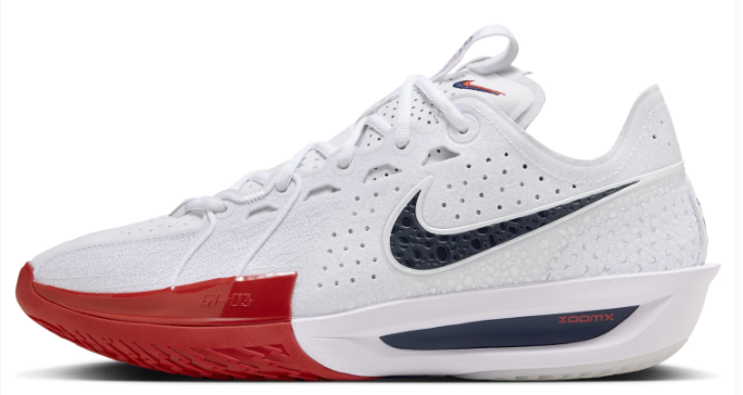 Nike Air Zoom GT Cut 3 EP - White/Black/Siren Red | DV2918-103