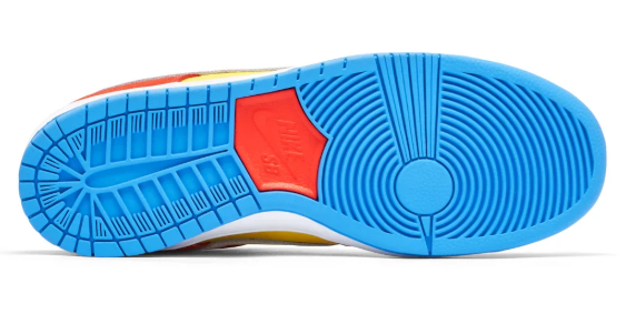 Nike SB Dunk Low Pro 'Bart Simpson' - Yellow