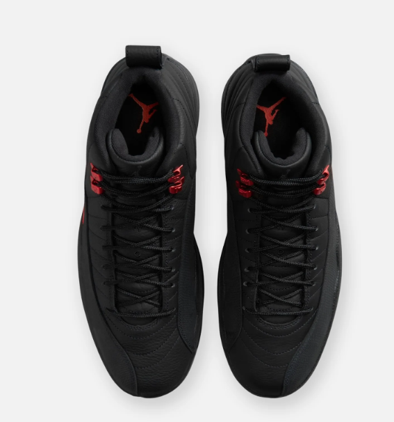 Air Jordan 12 Retro Black / Varsity Red | 153265-002