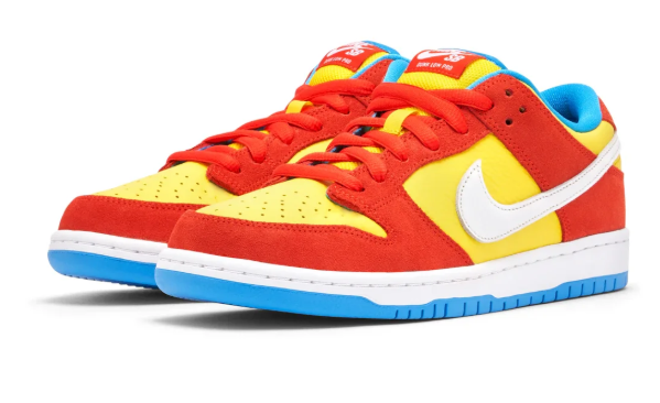 Nike SB Dunk Low Pro 'Bart Simpson' - Yellow