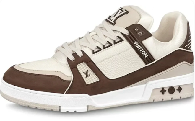 Louis Vuitton Men's LV Trainer Sneakers - Black/White Monogram
